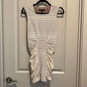 BCBG Max Azria Beige/Cream mini dress. Like new!